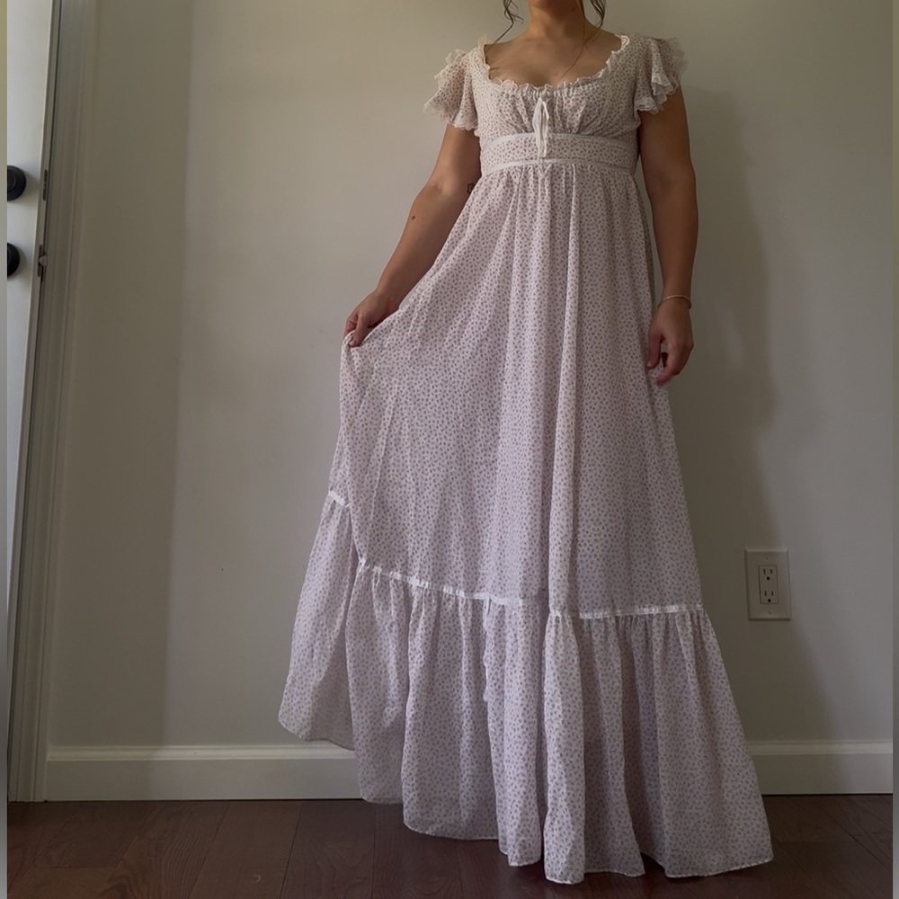 Vintage Gunne Sax Floral Dress